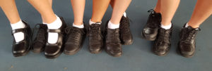Uniform black shoes